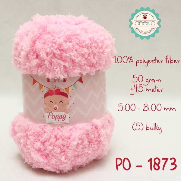 Benang Rajut Handuk Poppy / Towel Yarn - 1873