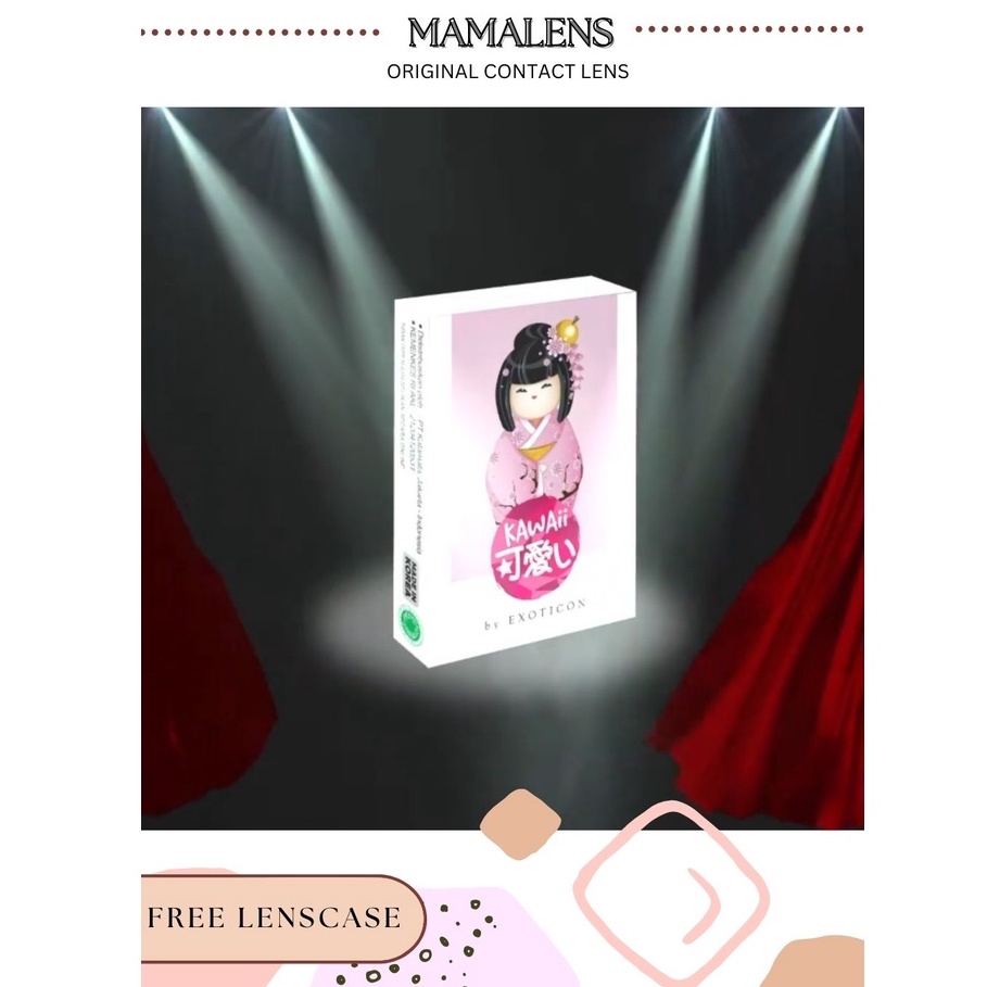 SOFTLENS X2 KAWAI MINUS -3.25 S/D -6.00 | FREE LENSCASE - MAMALENS