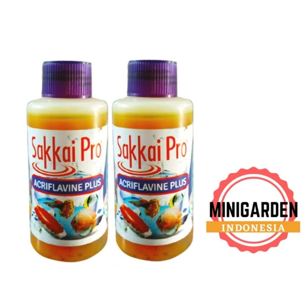 ACRIFLAVINE PLUS SAKKAI PRO 100 ML OBAT KUNING IKAN OBAT KULIT JAMUR