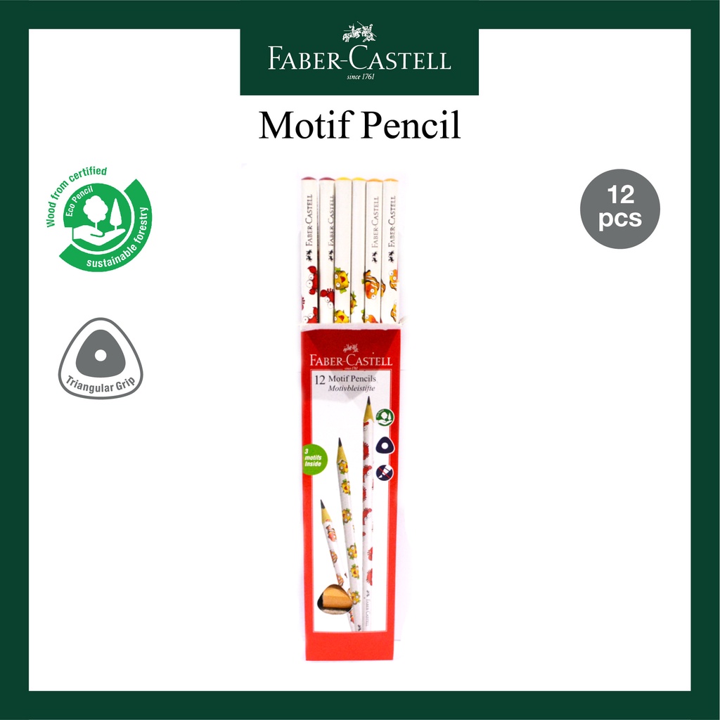 

Arm Pensil 2B Sea Pack Faber Castell Motif Clown Fish Per Box