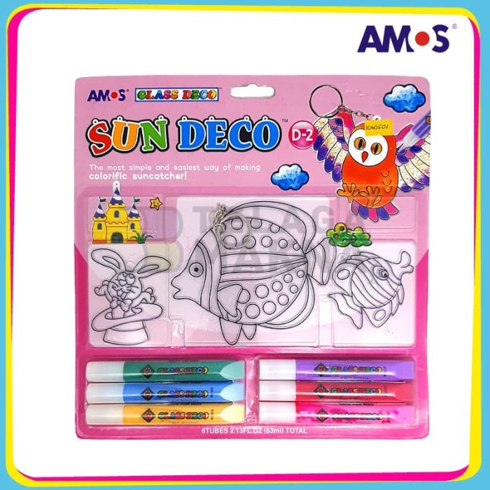 

Murah Amos Sun Deco D-2 (6 Warna Glass Deco + 1 Medium, 2 Small Suncatcher) Sale!!!