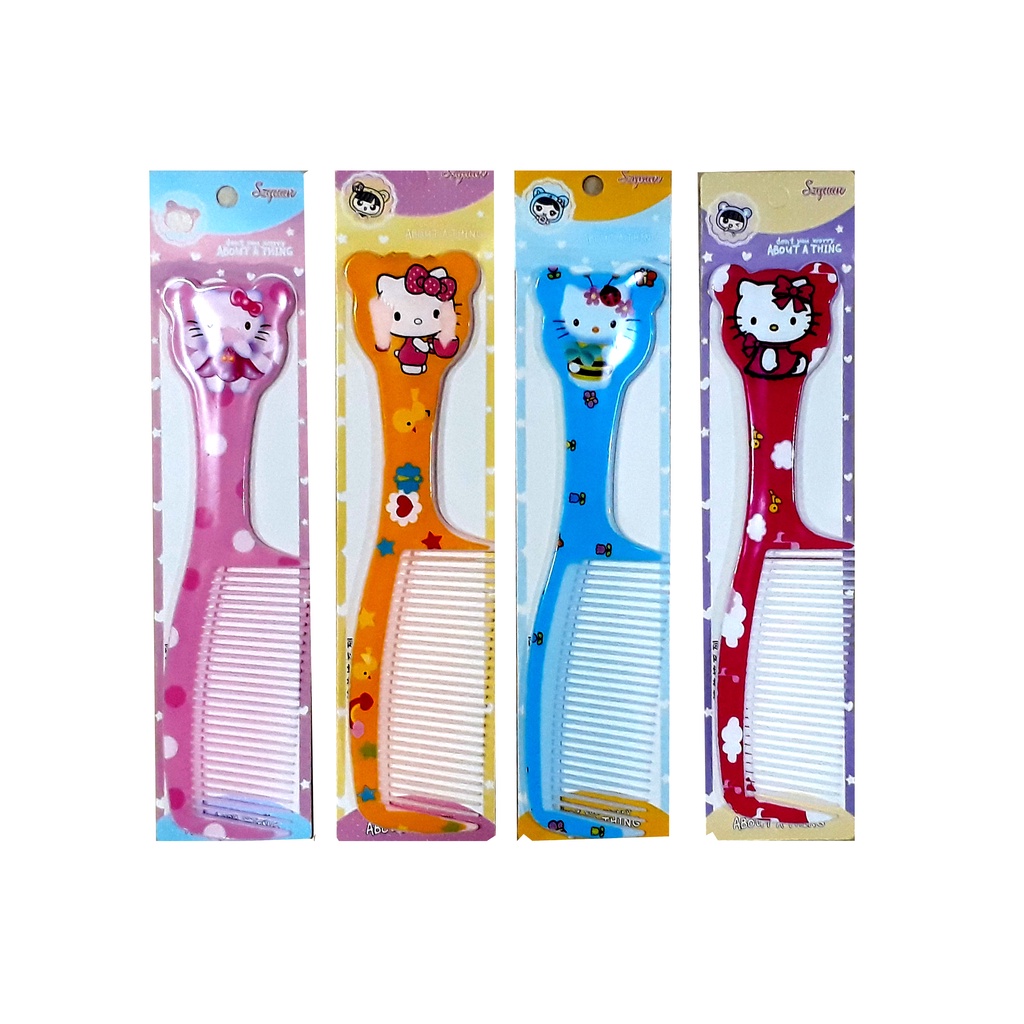 Sisir FANCY Gagang / Sisir Karakter Lucu