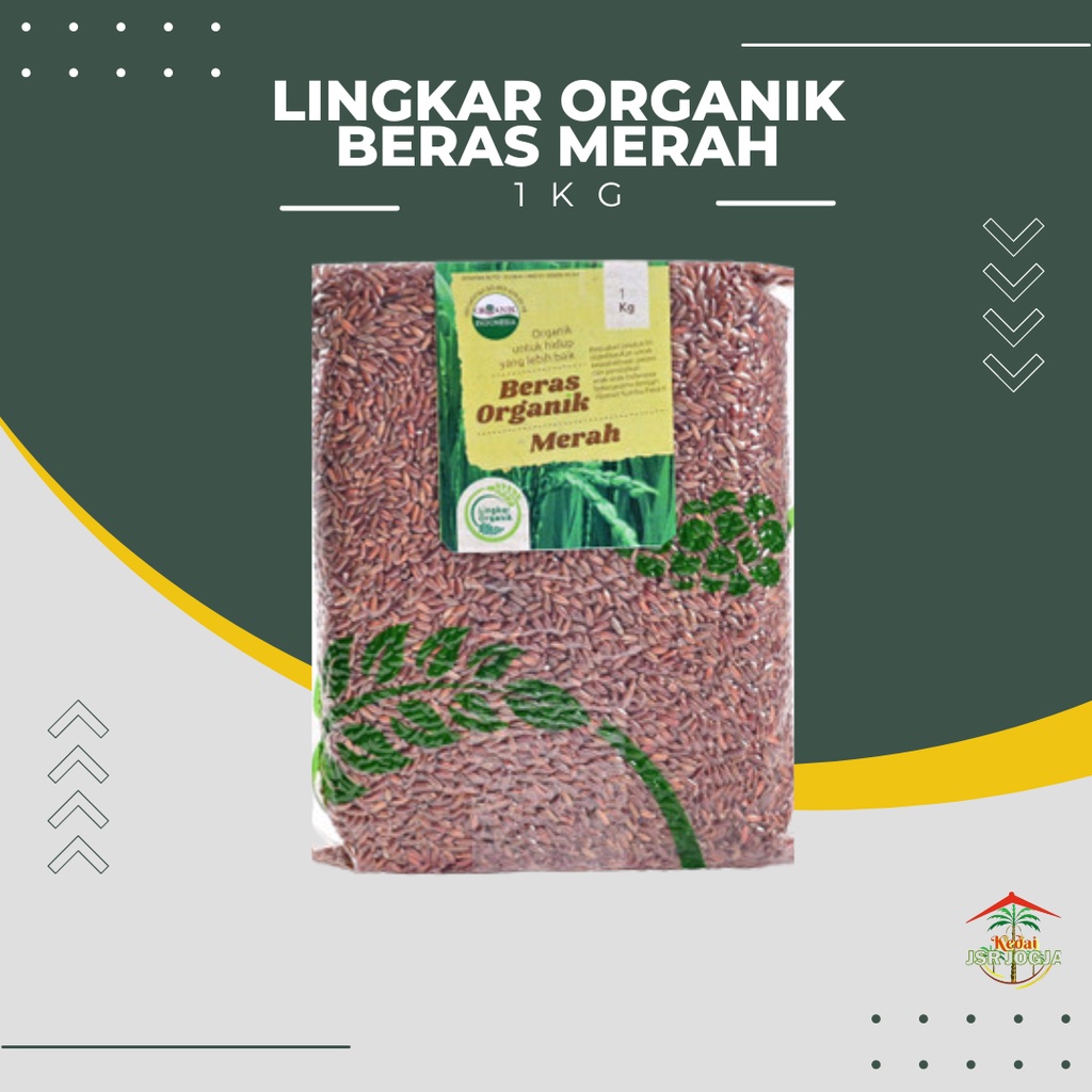 Lingkar Organik Beras merah  Vakum 1KG