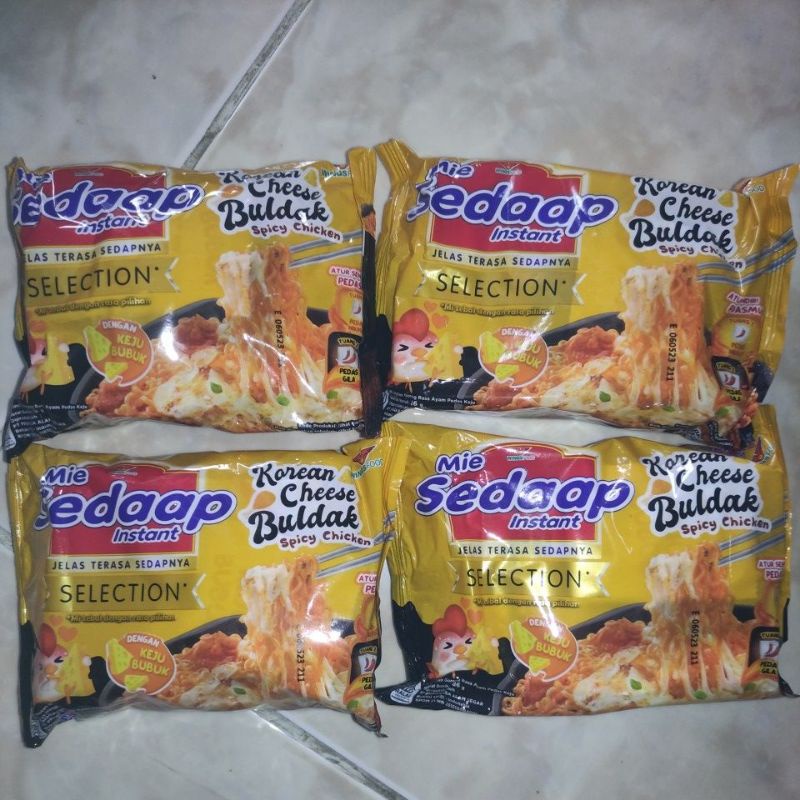 

Sedaap Mie Goreng Korean Cheese Buldak 1 Pcs 86gr