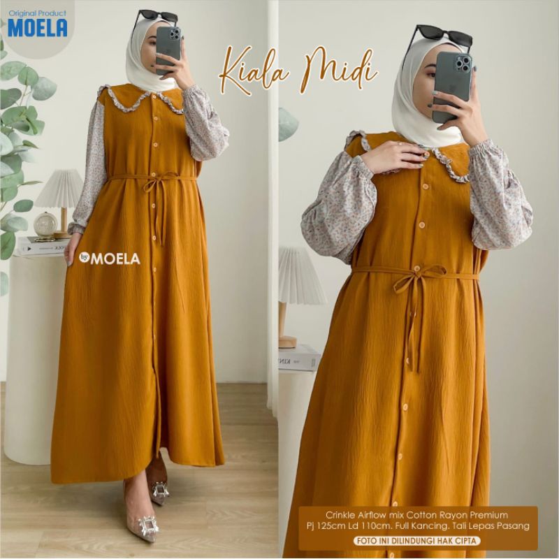 Kiala Midi gamis by Moela