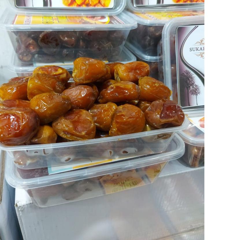

SALE!!KURMA SUKARI MADINAH 500G/KURMA RAJA/KURMA JUMBO kemasan box mika/ dus|KD6