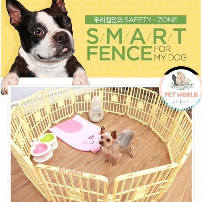 Promo Smart Fence - Pagar Kandang Tempat Tidur Anjing Hewan Pet Bed
