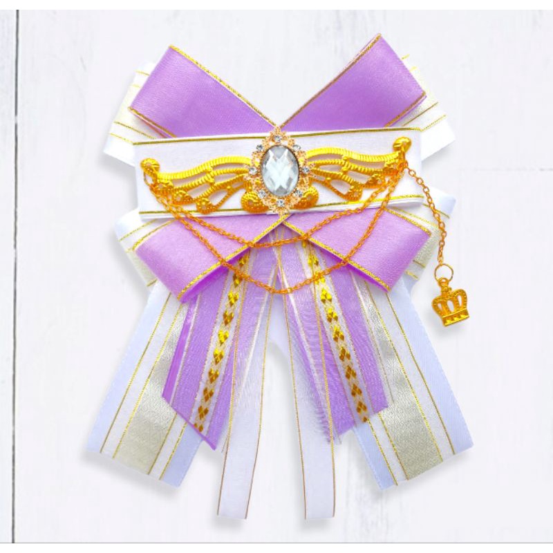 pita lightstick // korean ribbon brooch // pita dekorasi