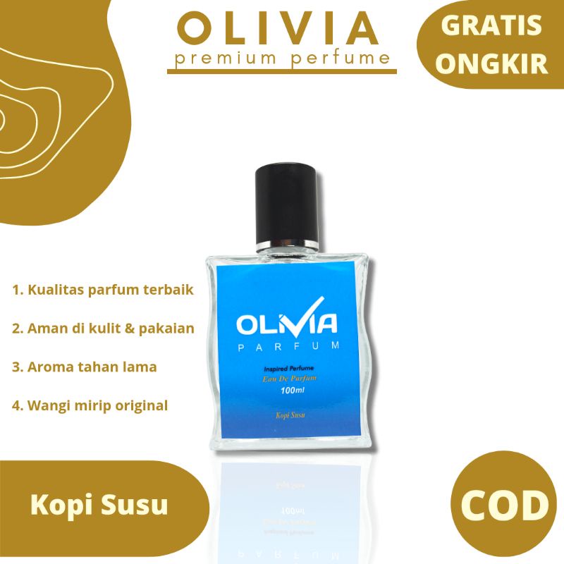 Parfum Pria Kopi Susu Parfume Cowok Aroma Kopi & Susu Tahan Lama - Olivia Parfum