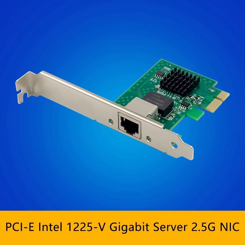 Lan Card Intel i225 single port 2.5gbps gigabit pcie x1 pci express 2.5G