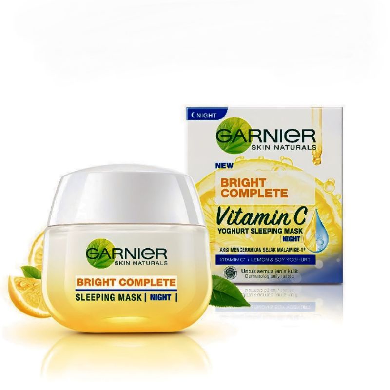 GARNIER BRIGHTCOMPLETE CREAM NIGHT (KRIM MALAM) 50ML exp 2025