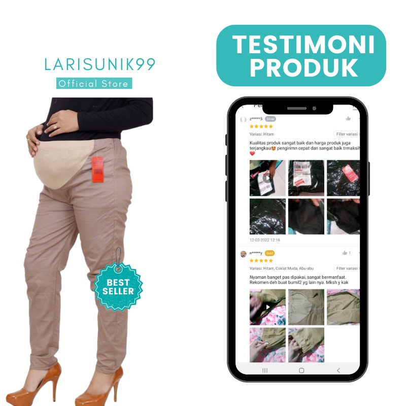 Celana Ibu Hamil Jumbo Celana Kerja Legging Panjang Katun Fashion Ibu Hamil Kwalitas Premium