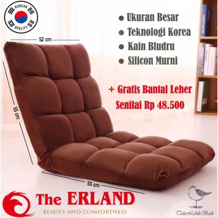 Jual Kursi Lesehan Lipat Kursi Lantai Tatami The Erland Shopee