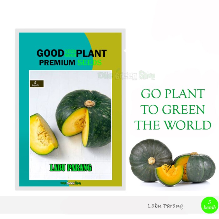 5 biji - Benih Bibit Labu Kuning Parama F1 Hijau Unggul Premium