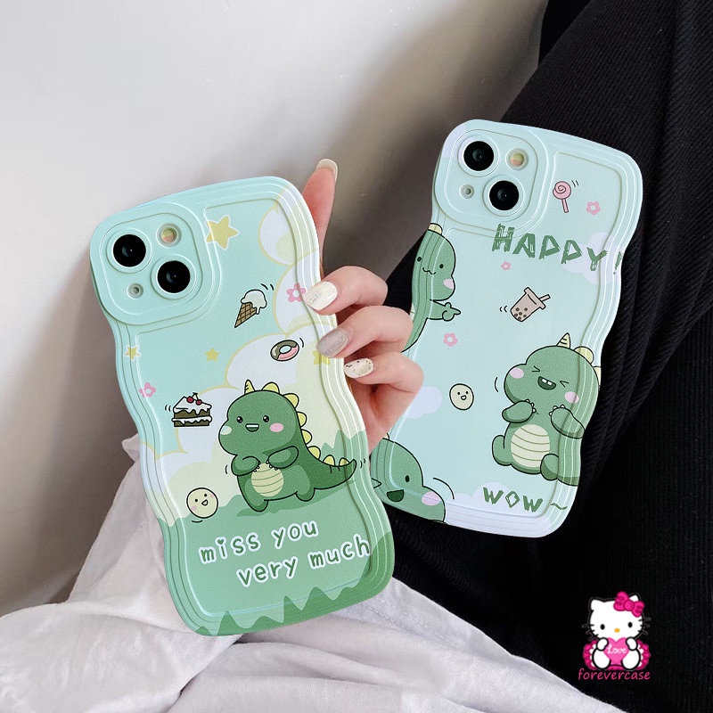 Soft Case Desain Kartun Dinosaurus Untuk Vivo Y35 Y16 Y21 Y22 V21 V20 V23E Y20 Y15s Y11 Y12 Y15A Y12s T1 Y75 Y15 Y30 Y21s Y91C Y12i Y91 Y17 Y33N