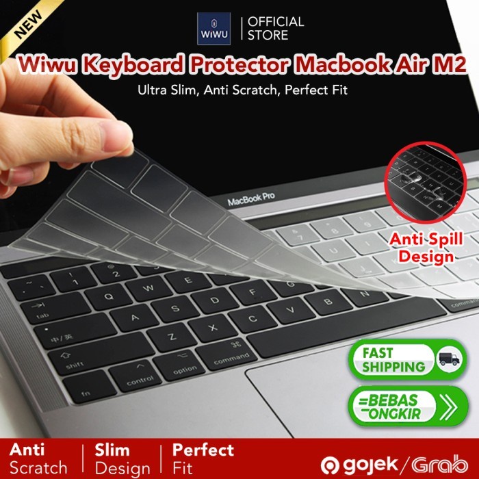 Jual Wiwu Silicone Keyboard Protector Macbook Air M2 13.6 inch 2022