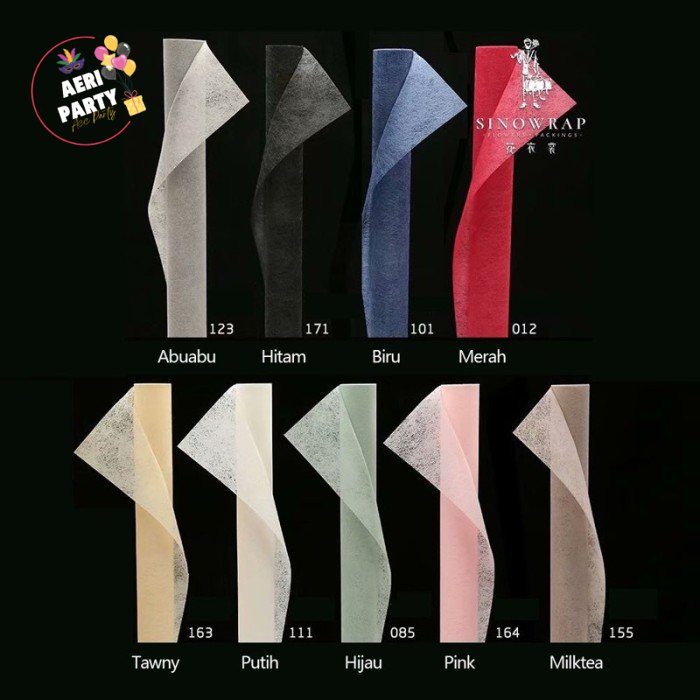 

KERTAS BUNGA CARANG MZXL (1 PACK=20 LBR) FLOWER WRAP PEMBUNGKUS BUKET