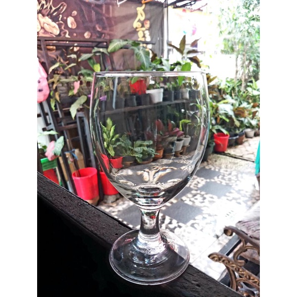goblet HS/gelas berkaki/gelas sirup/gelas anggur/gelas lawas vintage