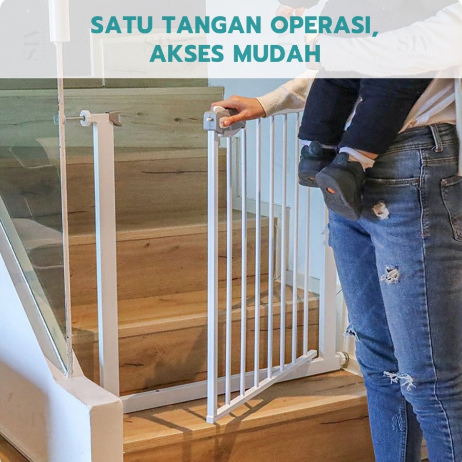 75-84 cm Baby Safety Gate Pagar Pintu Bayi Penghalang Pintu Bayi Pagar Tangga Bayi Pagar Pengaman Bayi Pintu Tangga Pengaman PREMIUM ORIGINAL