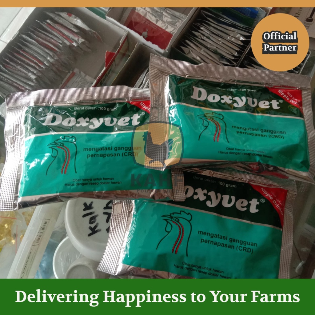Doxyvet 100 gram Obat Ngorok Pilek Snot CRD Ayam