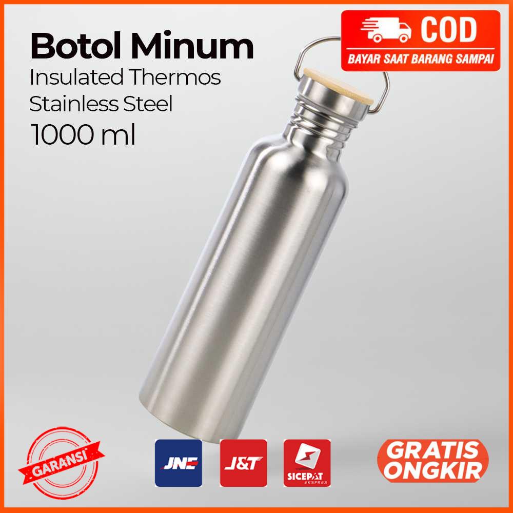 Botol Minum Insulated Thermos Stainless Steel 1000ml YM006