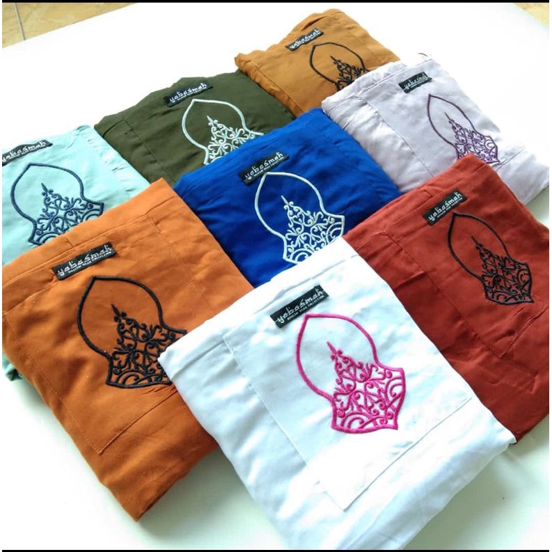 Fh29 Mukena Basmah/Mukenah Terompah Hadromaut/Mukena Manset