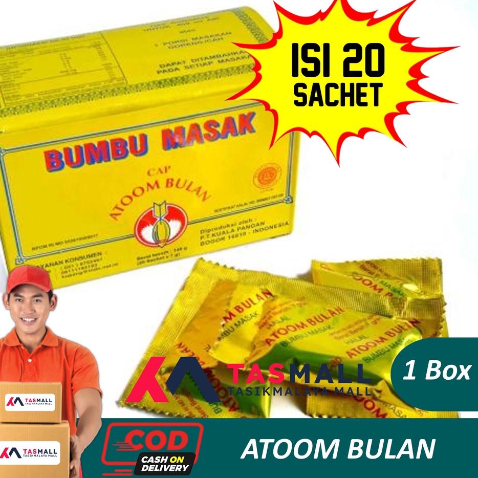

Harga Oke--BUMBU ATOOM BULAN 1 BOX ISI 20 SACHET