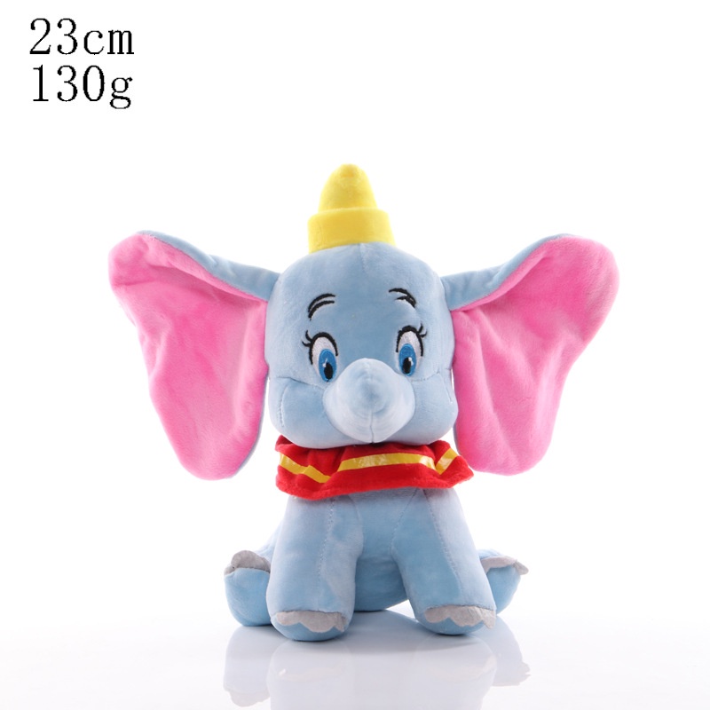 Mainan Boneka Stuffed Plush Dumbo Kartun Gajah 23cm 13cm Untuk Hadiah Ulang Tahun