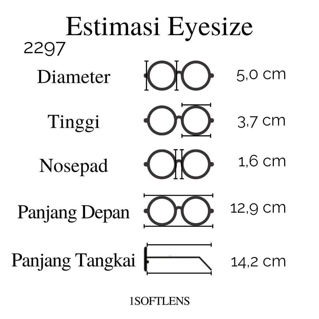 PAKET KACAMATA FRAME + LENSA TYPE 2297