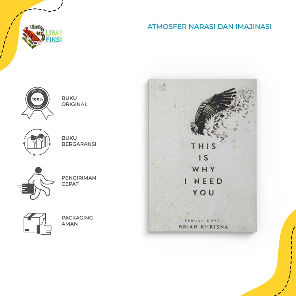 Buku Novel This Is Why I Need You (New Cover) - Brian Khrisna - Mediakita - Bumifiksi