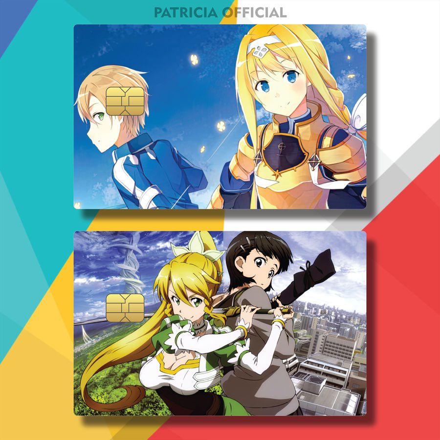 21-40 STIKER KARTU CUSTOM ANIME SAO SWORD ART ONLINE 0CCVK/OQ1QX/ COVER FLAZZ POPULER ANIME SWORD AR