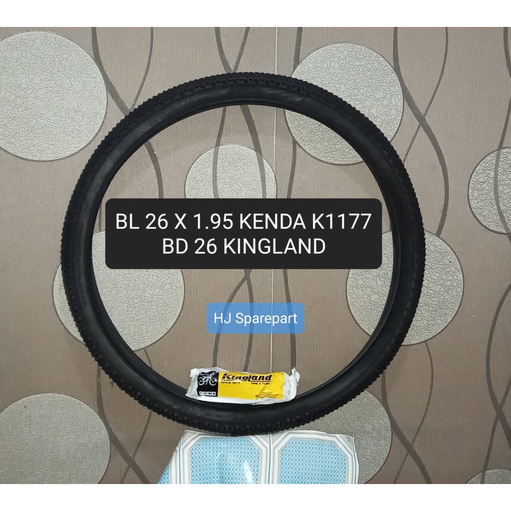 Ban luar KENDA 26 x 1.95 tipe K1177 + Ban Dalam 26 Kingland
