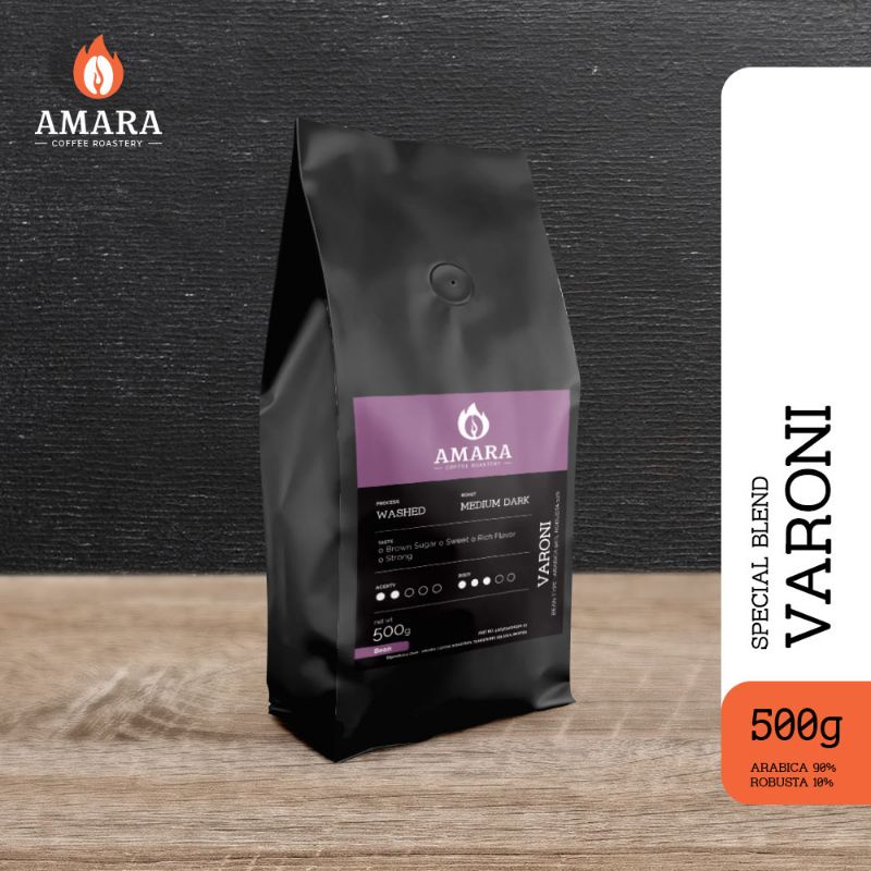 

Amara Special Blend - Varoni 500GR - Arabica 90%Robusta 10%