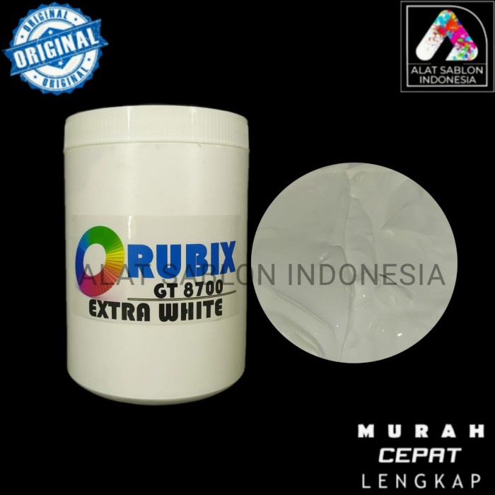 

Promo Cat Sablon Rubber Basis Air Extra White 1Kg Bagus