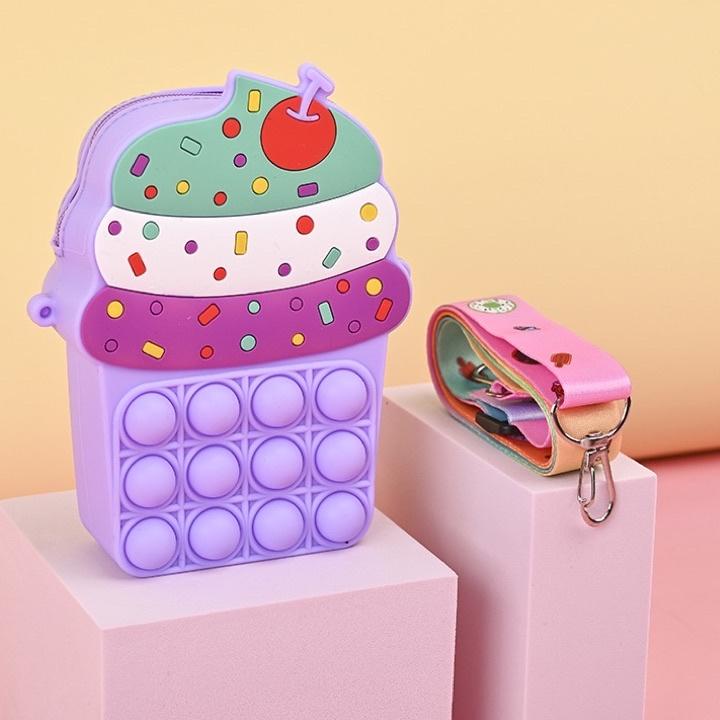 New Stock TAS POP IT CUP CAKE / TAS POP IT ANAK PEREMPUAN / TAS POP IT LUCU / TAS POP IT PREMIUM MUR