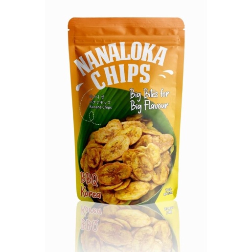 

NANALOKA CHIPS keripik pisang / Banana chips BEST SELLER BBQ KOREA