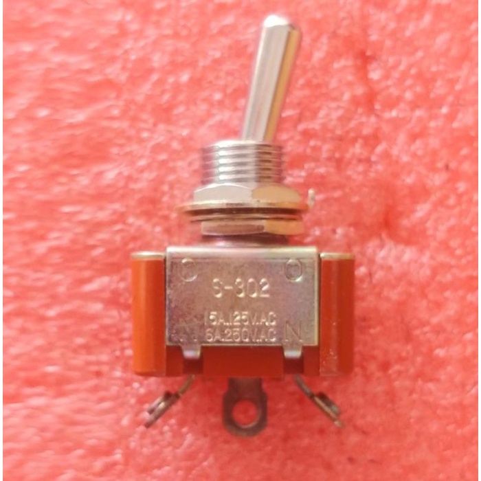 Toggle Switch 3 Pin 3P On-On S302 S-302 Nikkai