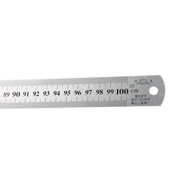 Penggaris Besi 1 Meter / 100 cm
