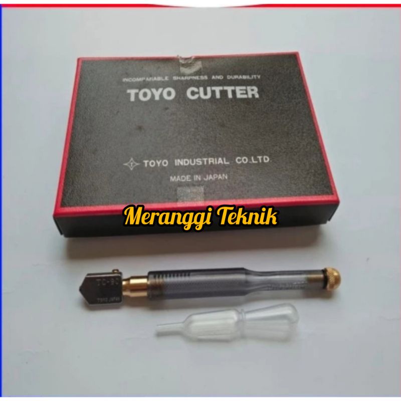 id4808 Alat Pemotong potong kaca glass cutter pisau kaca Toyo TC90 TC 90 potong kaca