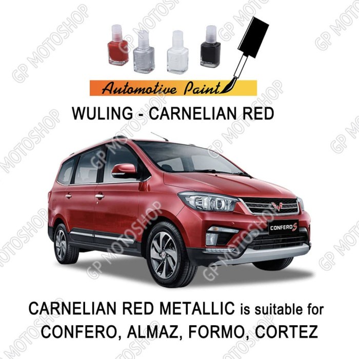 Penghilang Baret Mobil Cat Oles Wuling Carnelian Red Merah Metalik