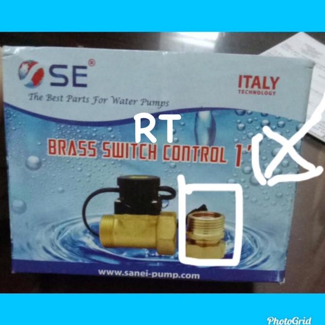 Otomatis Pompa Pendorong Flow Switch 1 Inch San Ei Wasser