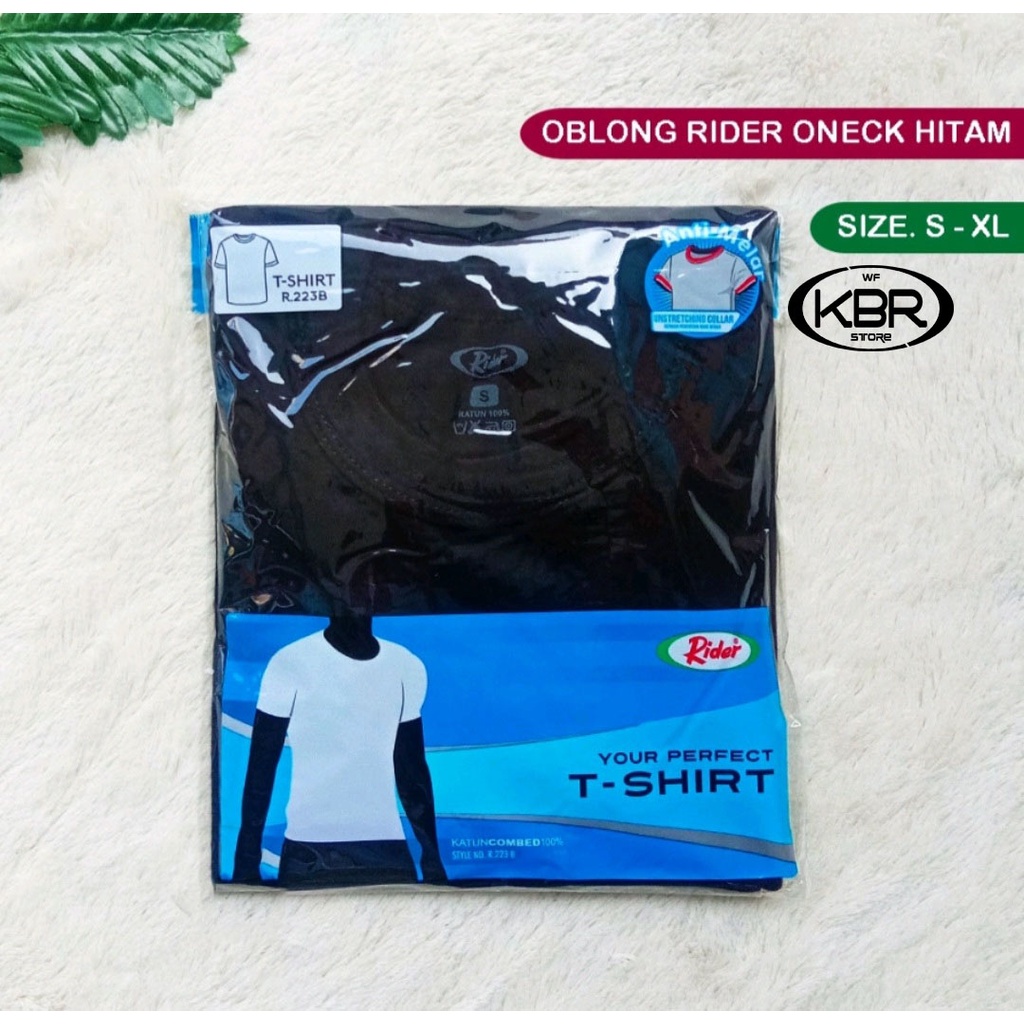 OBLONG RIDER O-Neck / kaos kerja / kaos dalaman pria / kaos oblong pria / kbr store