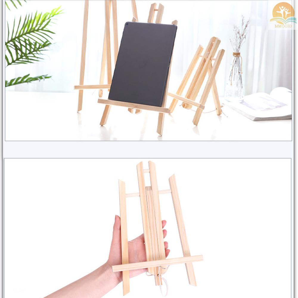 (MMOI) Stand Easel Kayu Mini Portable Sudut Adjustable Untuk Display Lukisan Anak / Dewasa