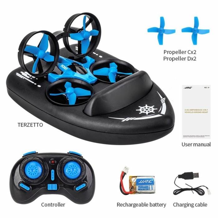 Drone JJRC H36F Terzetto Mini Drone JJRC RC Boat Drone Pemula