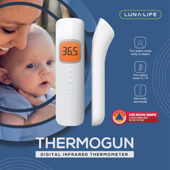 Luna Life Thermogun Digital Infrared Thermometer
