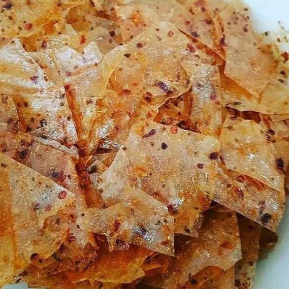 

Selalu Baru--keripik kaca pedas daun jeruk 1 kg