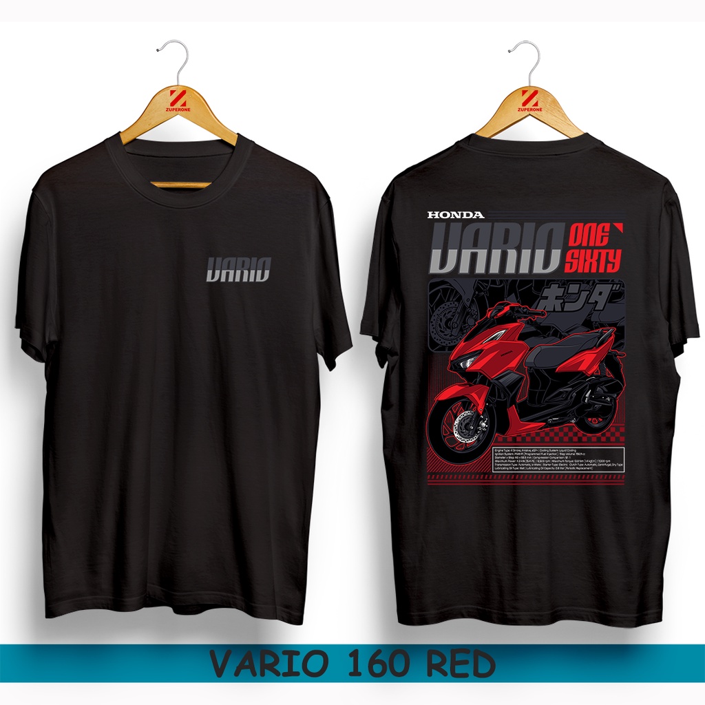 KAOS MOTOR HONDA VARIO 160 RED SUNMORI