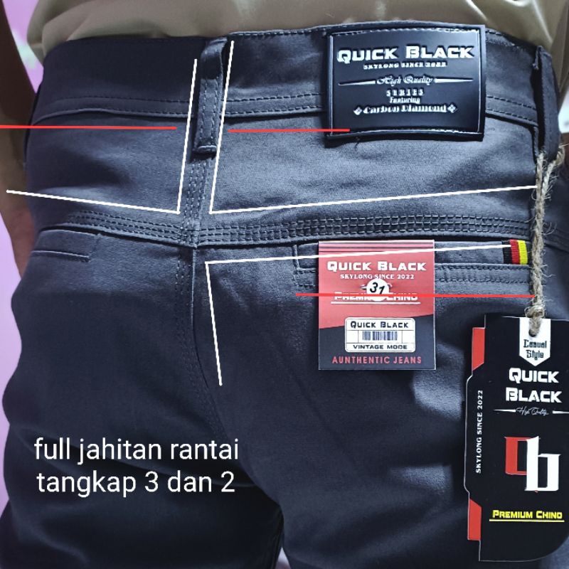 Celana Panjnag Chino Pria Cinos Slim Fit Chinos Pensil Distro Premium Melar Jumbo