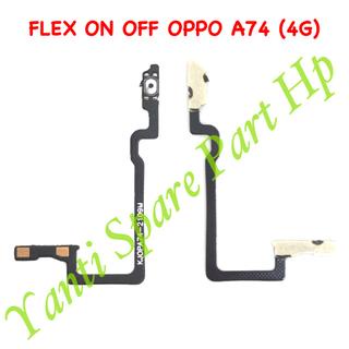 Flexible On Off Oppo A74 4G Original New
