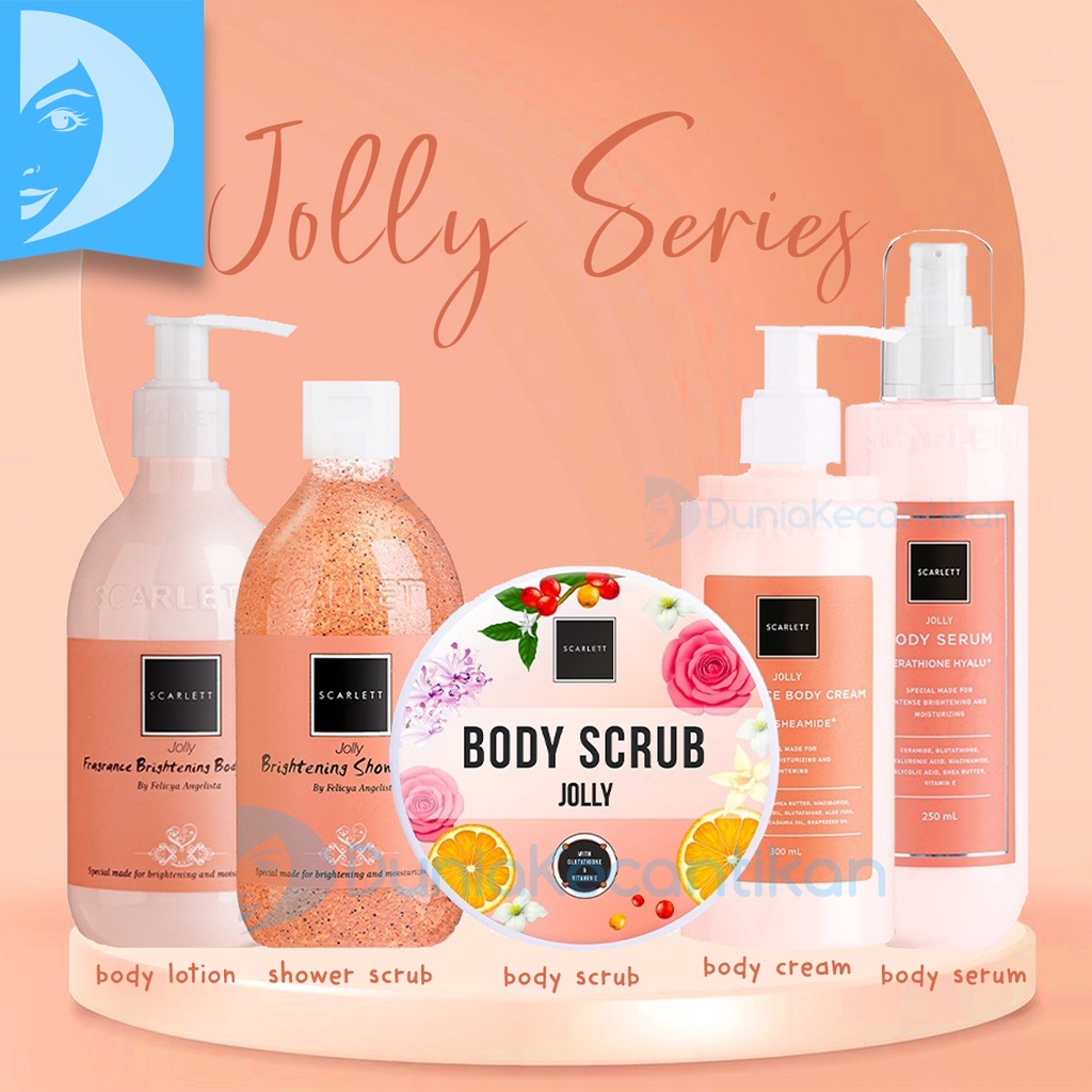 Jual Scarlett Whitening Jolly Series Body Serum Body Cream Body Scrub